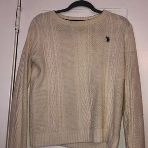 Cream sweater